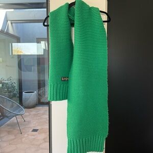 Aritzia optimus solis SB chunky green scarf